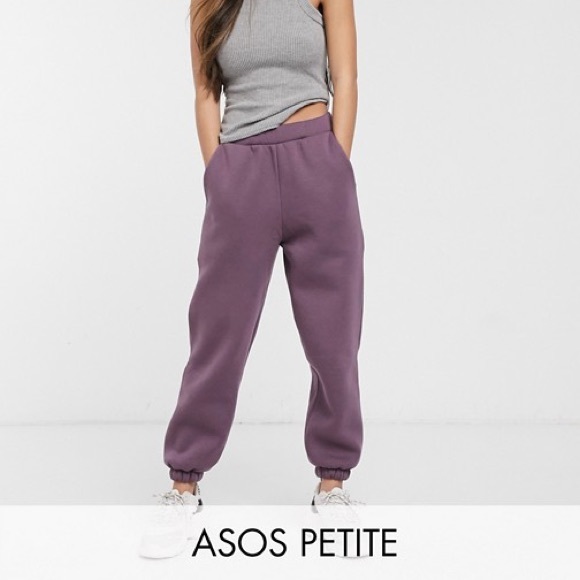 asos petite oversized joggers